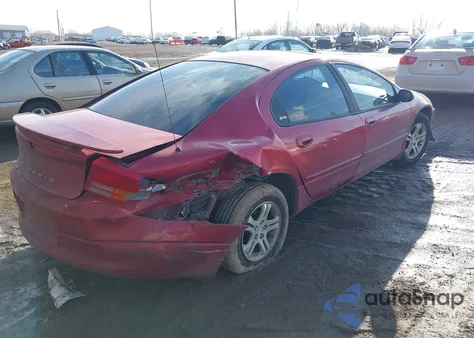 1999 Dodge Intrepid Es from USA, damaged, VIN 2B3HD56J9XH511833